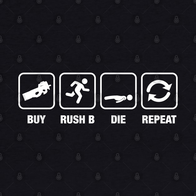 Buy Rush B Die Repeat Gaming by pixeptional